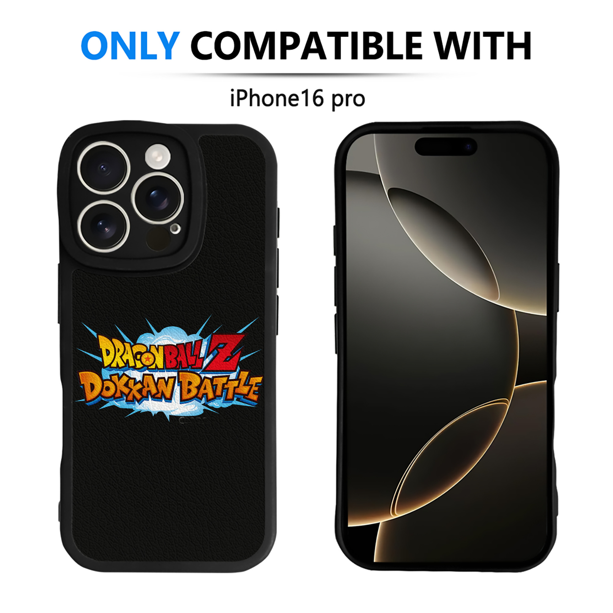 （画像用） ドラゴンボール DRAGON BALL 【iPhone 16シリーズ対応】シリコンスマホケース（レザー調） 材質：シリコン